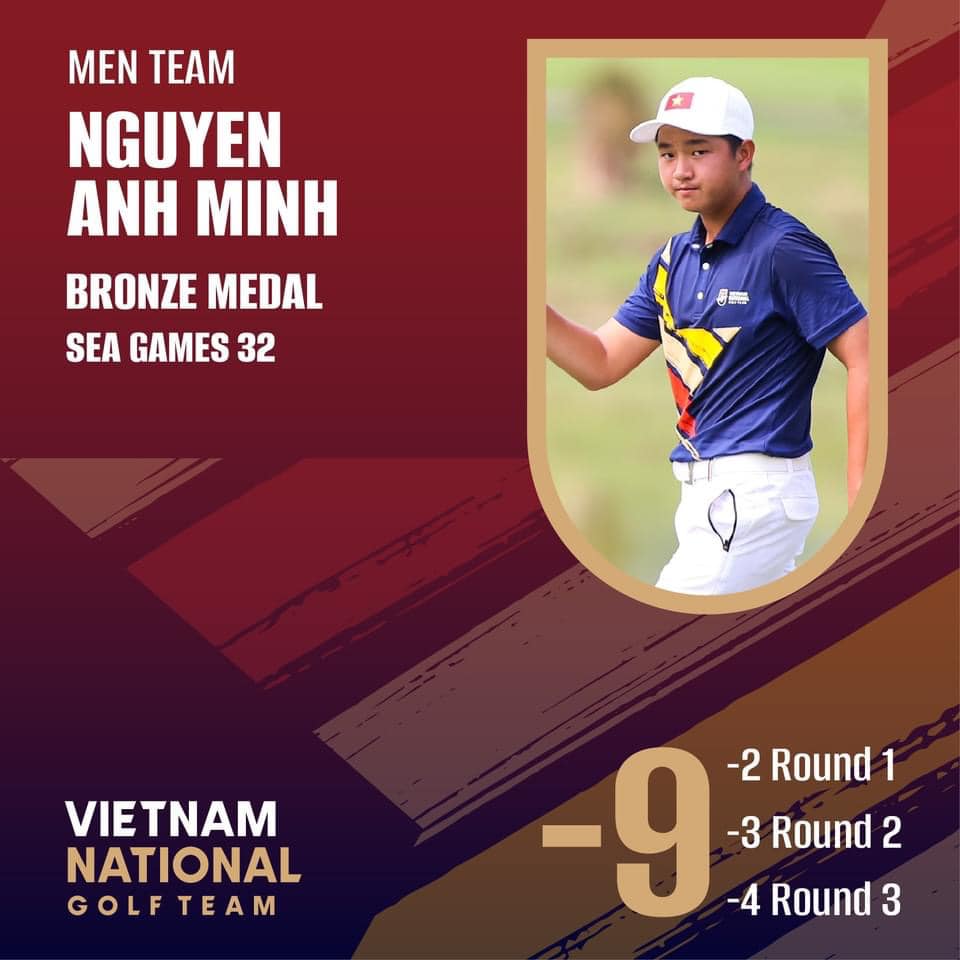 Nguyễn Anh Minh đạt Huy chương Đồng tại SEA Games 32