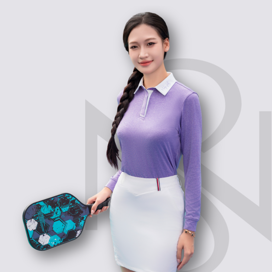 Áo Polo dai tay Nữ Cao Cấp, Trẻ Trung Noressy NRSPLLW0004